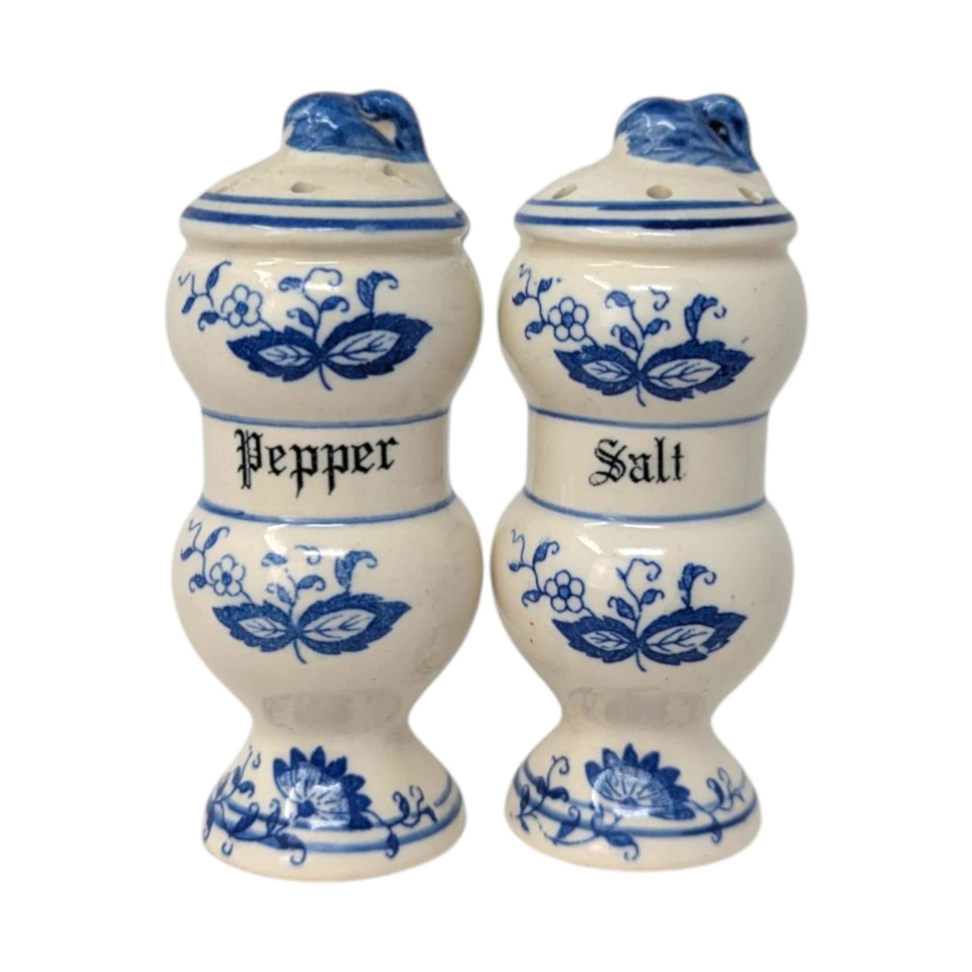 Watkins Blue Onion Salt Pepper Set