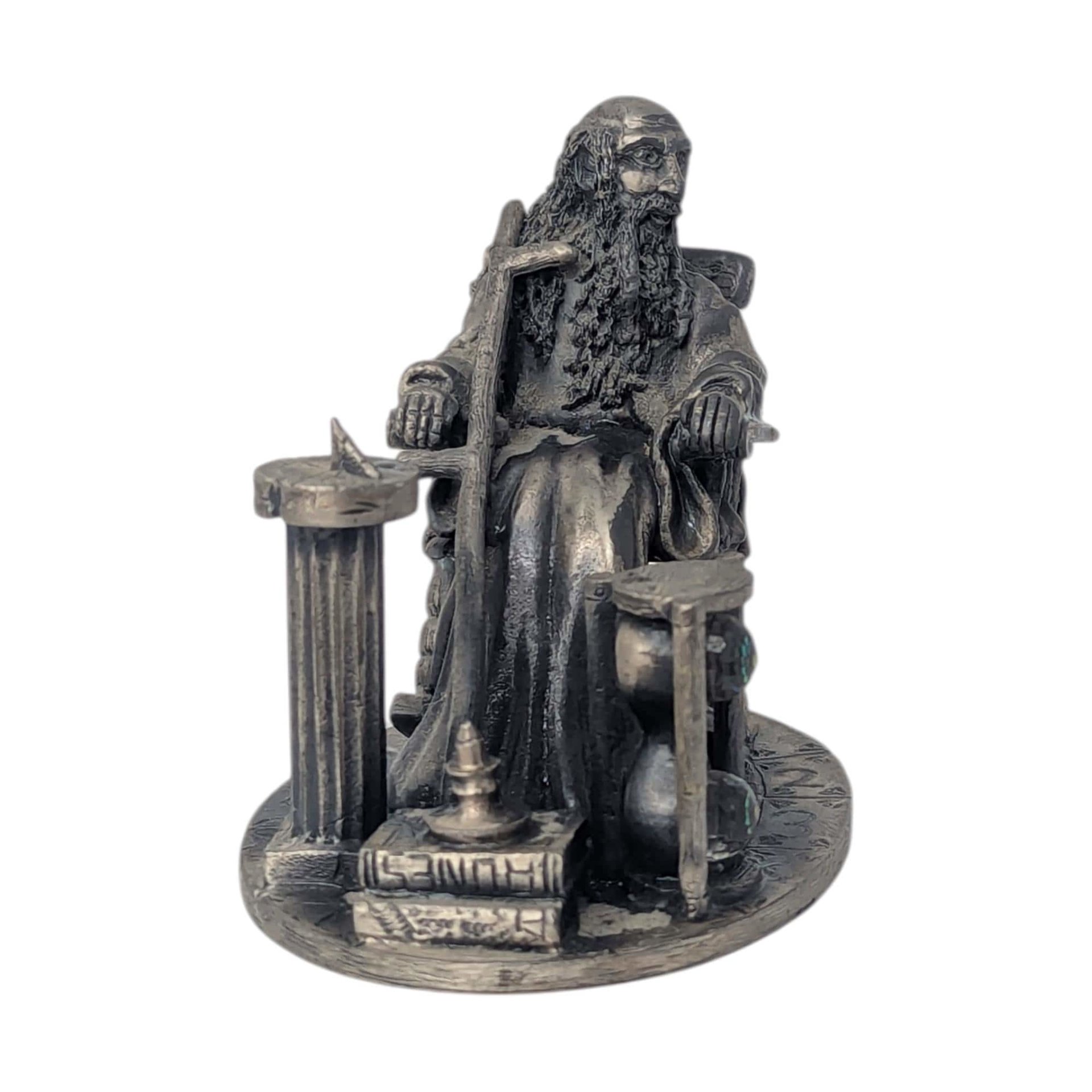 Vintage Tudor Mint Myth & Magic Old Father Time Pewter Figurine