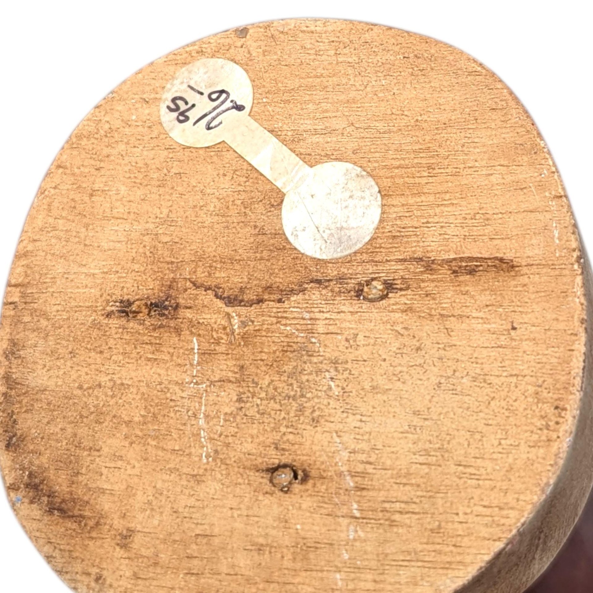 Vintage Hand Carved Wooden Santa Figurine