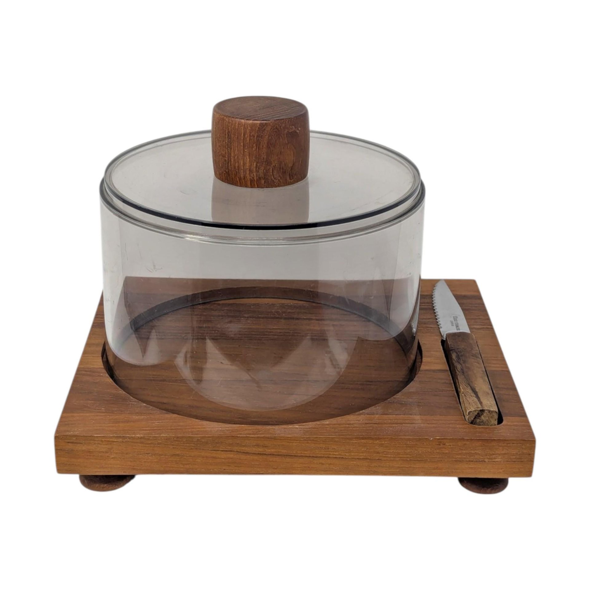 Vintage Atapco Teak Cheese Board