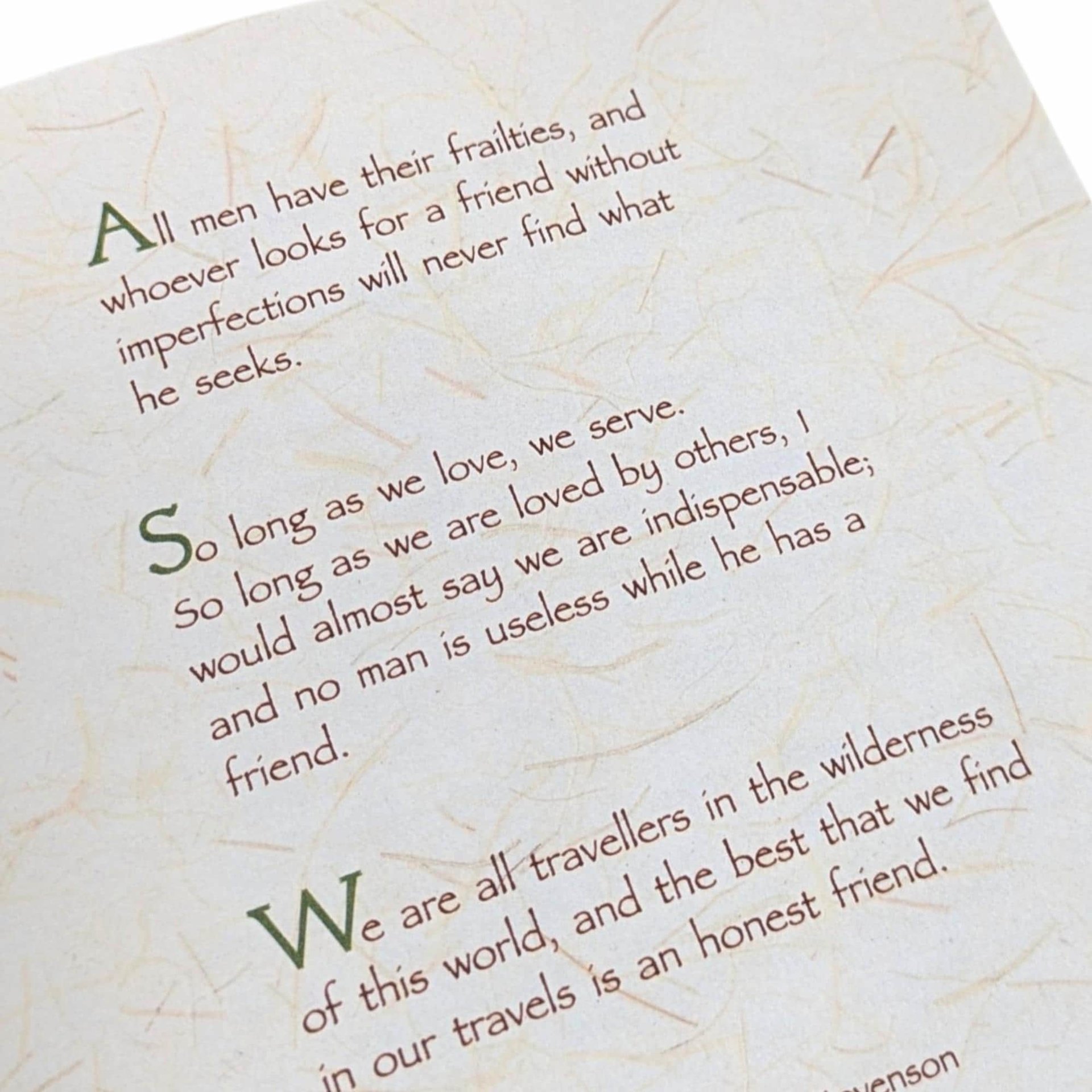 The Language of Friendship Hardcover