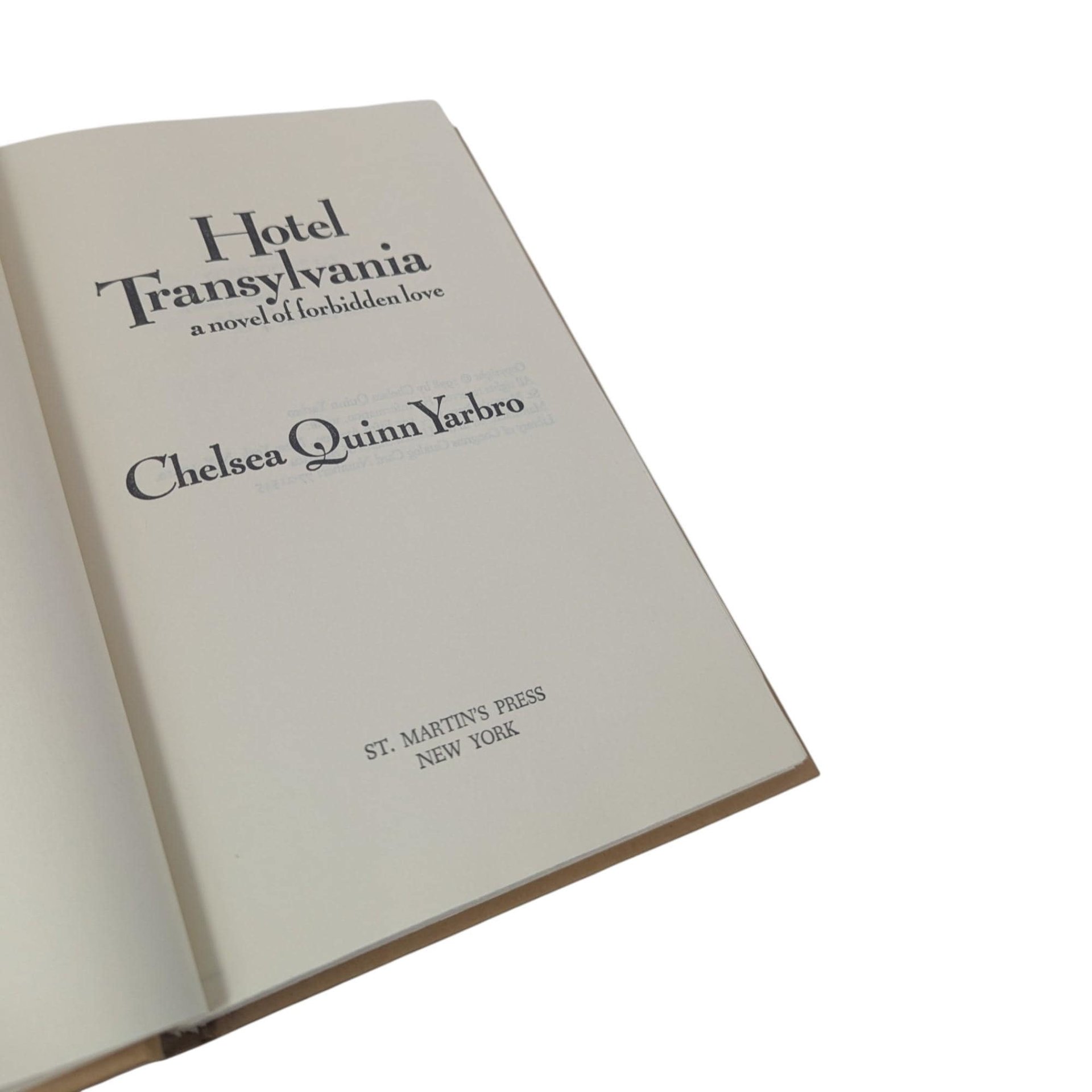 1978 Hotel Transylvania by Chelsea Quinn Yarbro