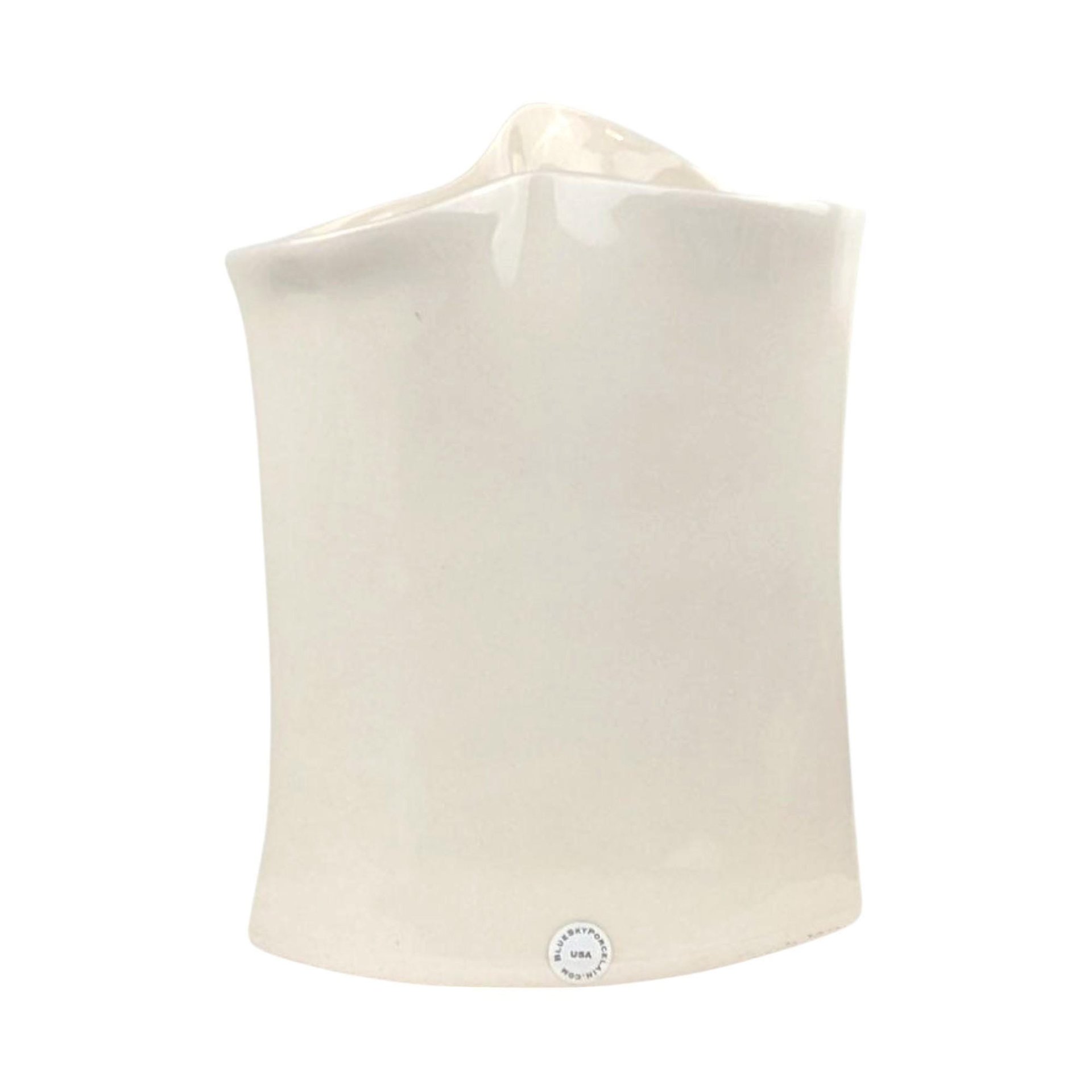 2005 Blue Sky Signed Heather Goldminc Porcelain Face Vase