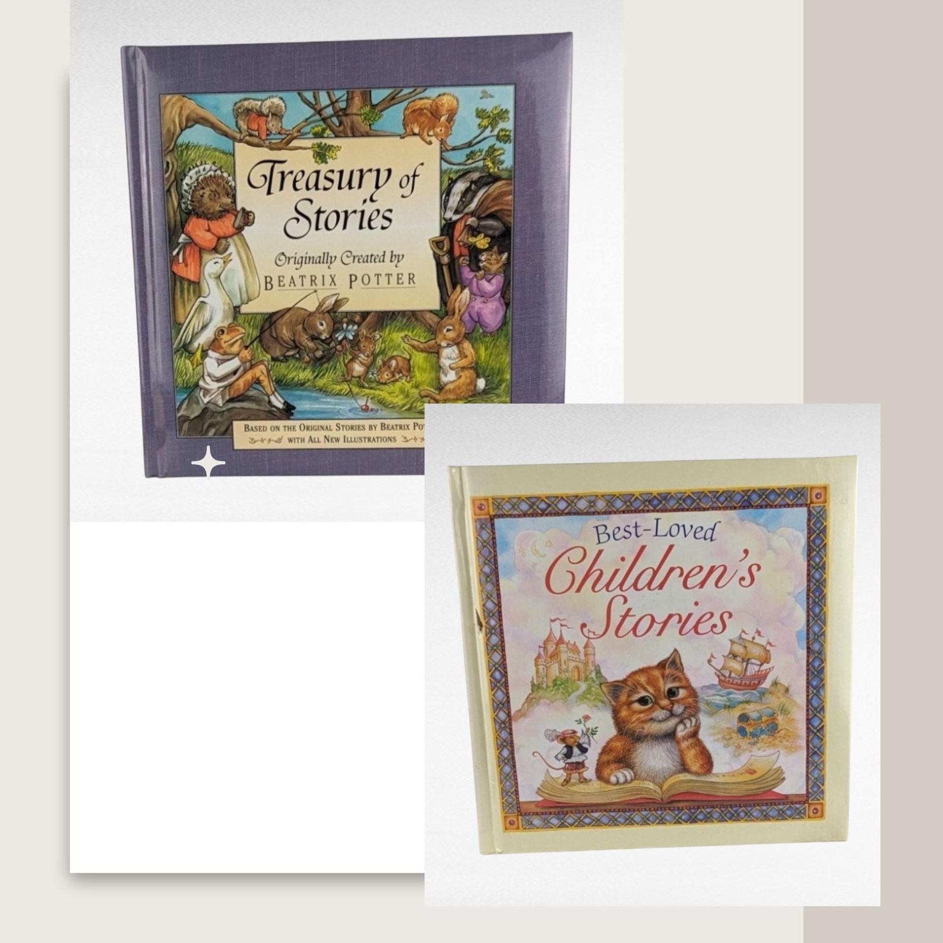 Vintage Illustrated Children’s Storybook Treasury Lot