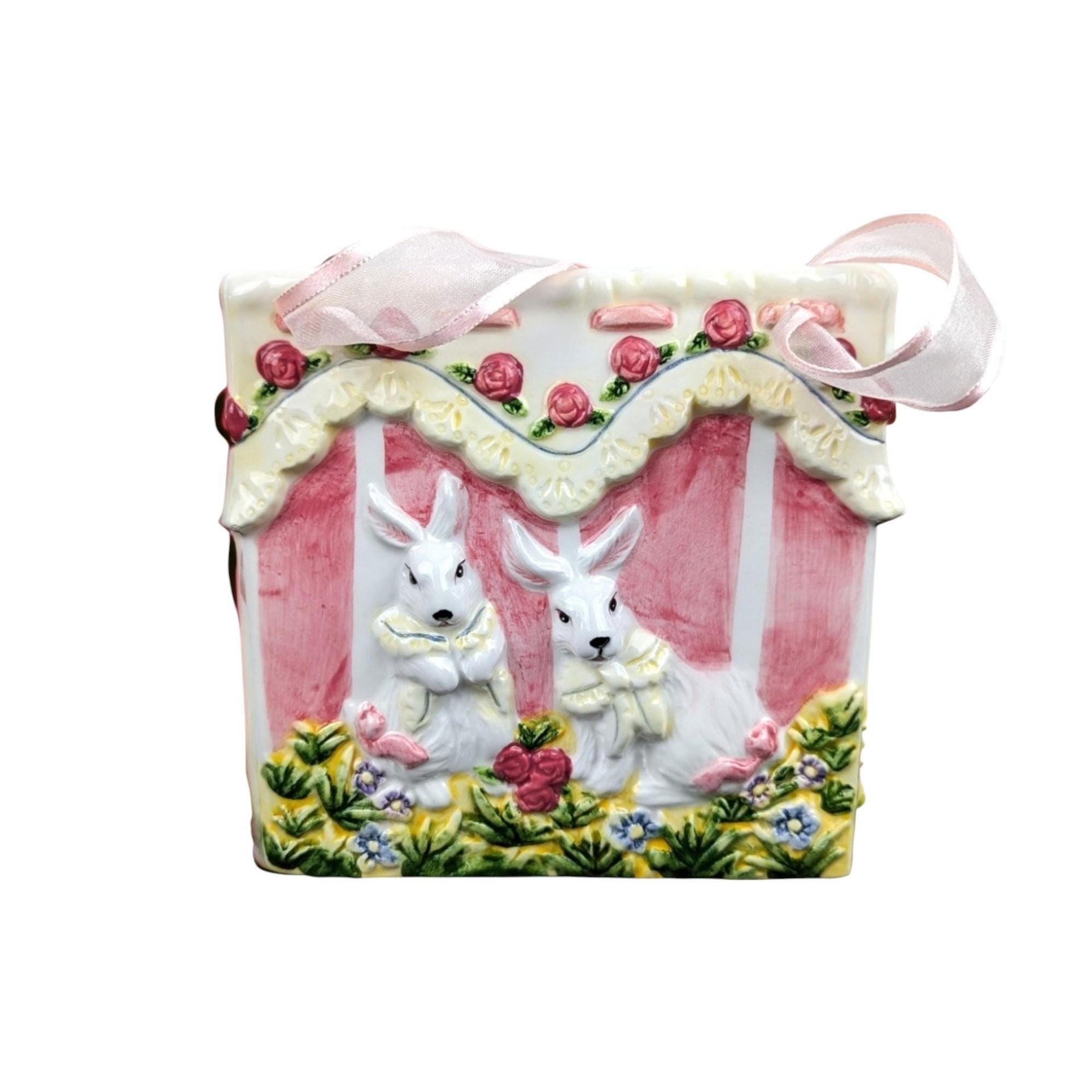Vintage Ceramic Easter Bunny Bag
