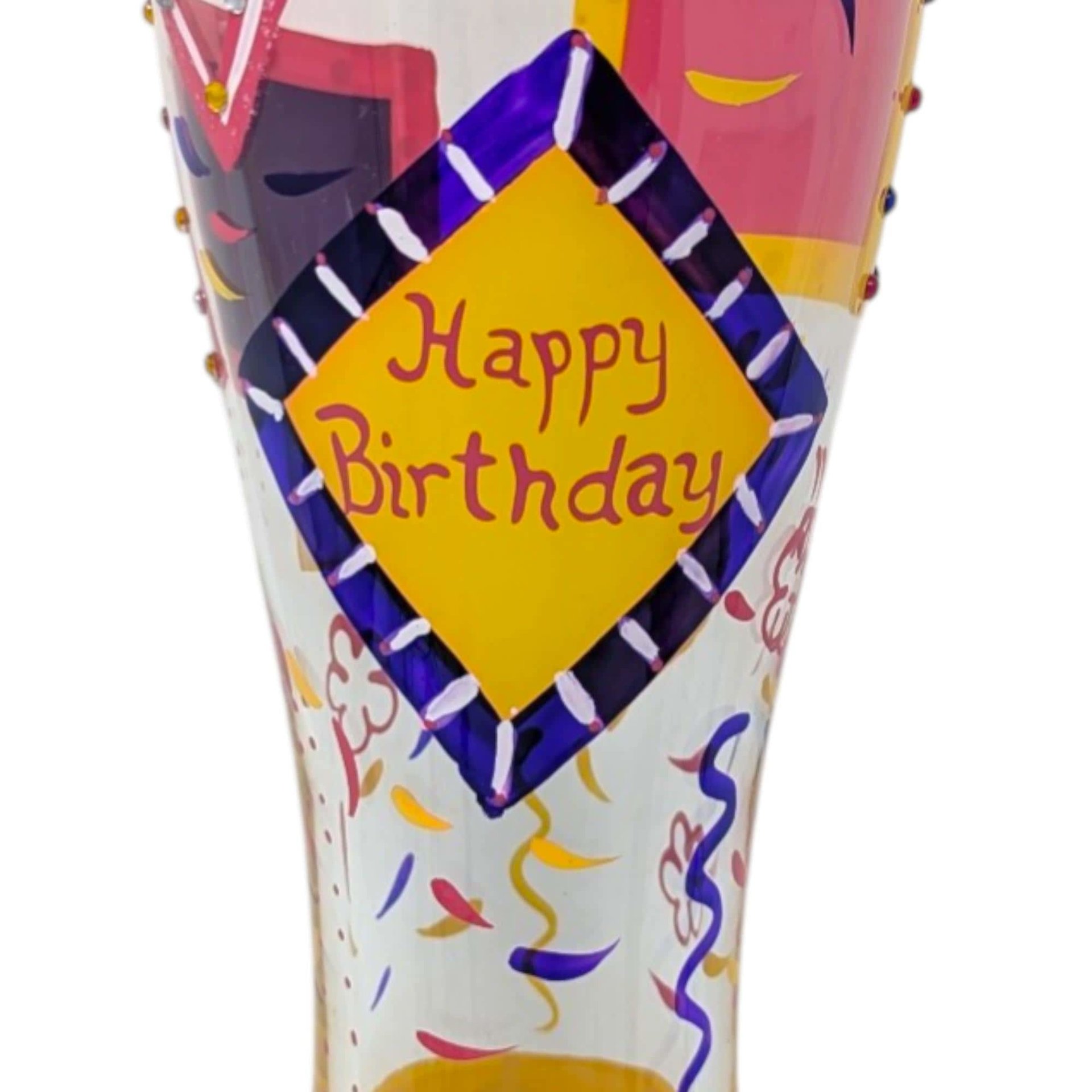 Vintage Lolita Birthday Girl Pilsner Glass