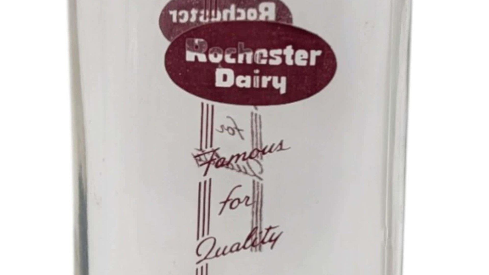 1950s Rochester Dairy Milk Bottles – Rustic Kitchen Decor Set