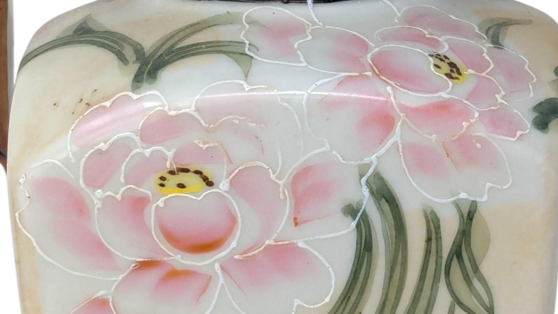 1910s Nippon Floral Vase – Art Nouveau Dining Decor