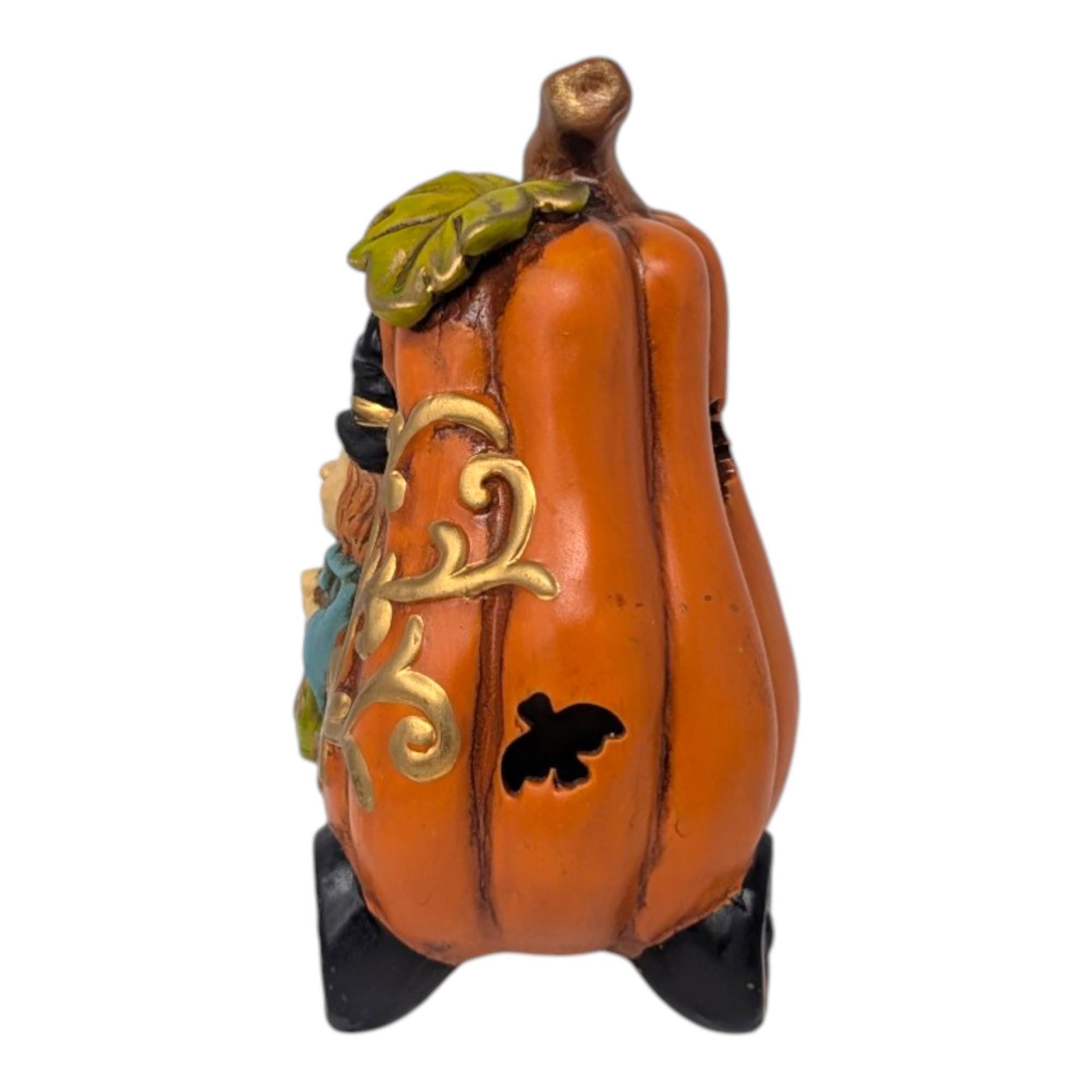 Vintage Ceramic Halloween Pumpkin Coach