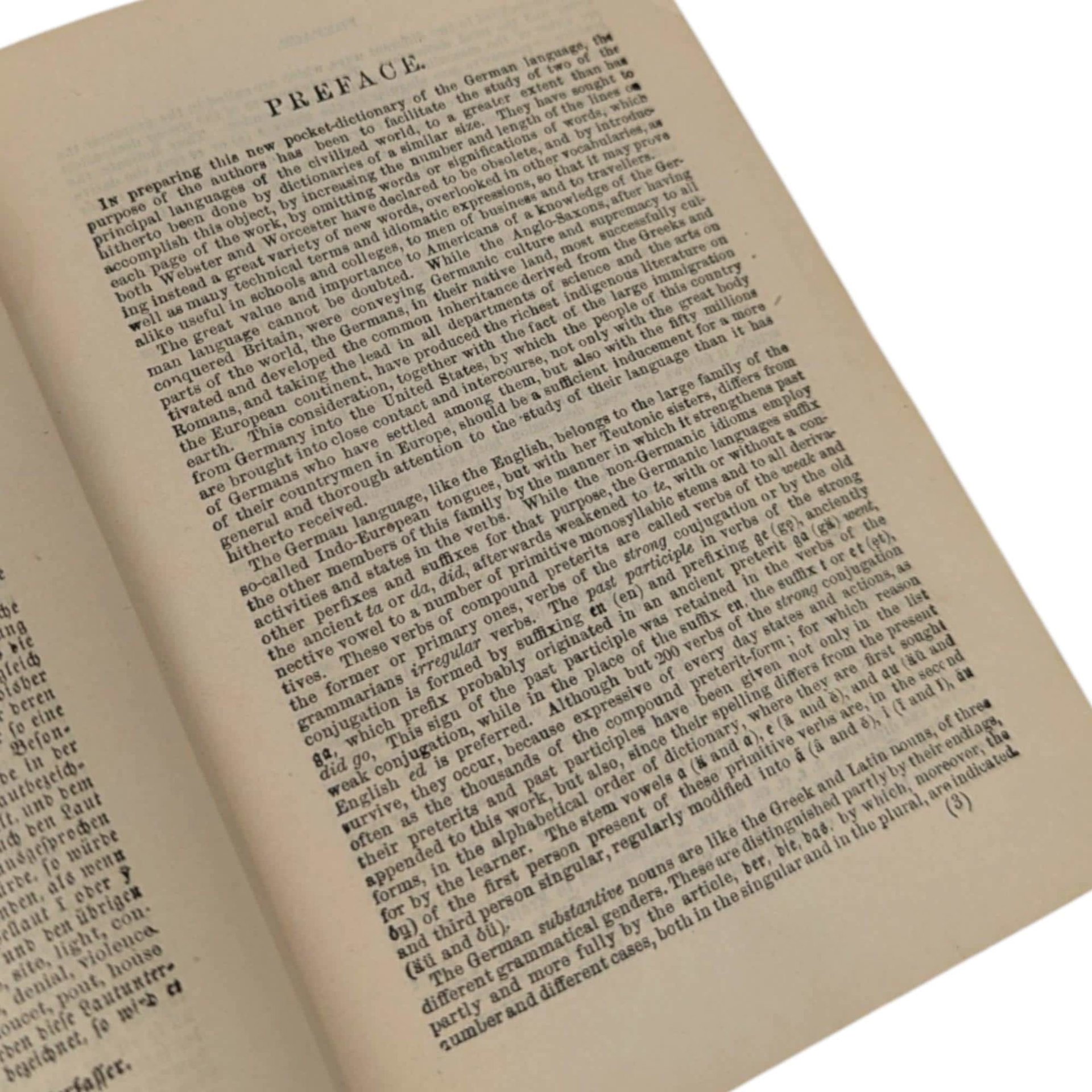 1870 English German Pocket Dictionary