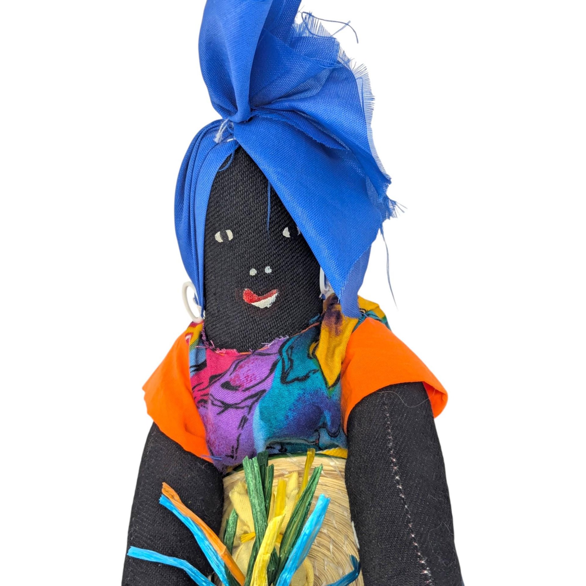 Vintage Handmade Jointed Folk Art Doll