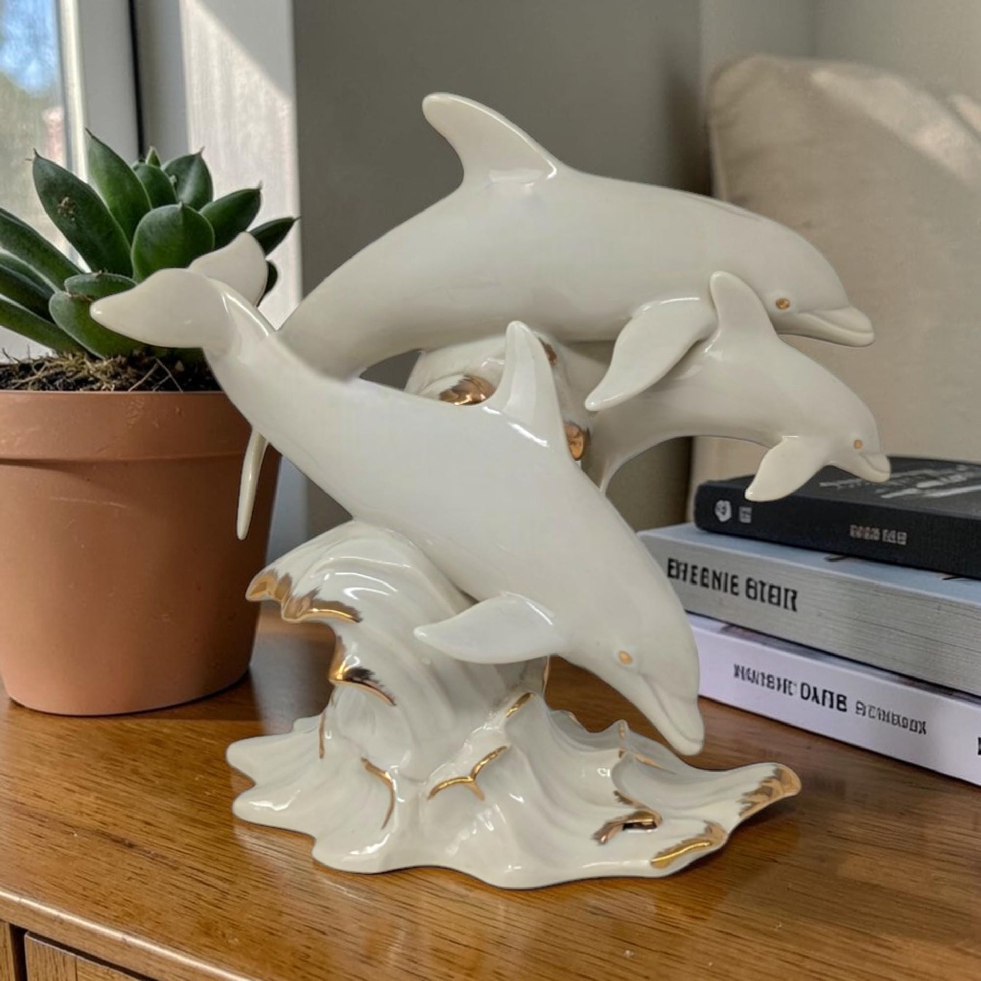 Lenox Between Sea and Sky Dolphin Figurine