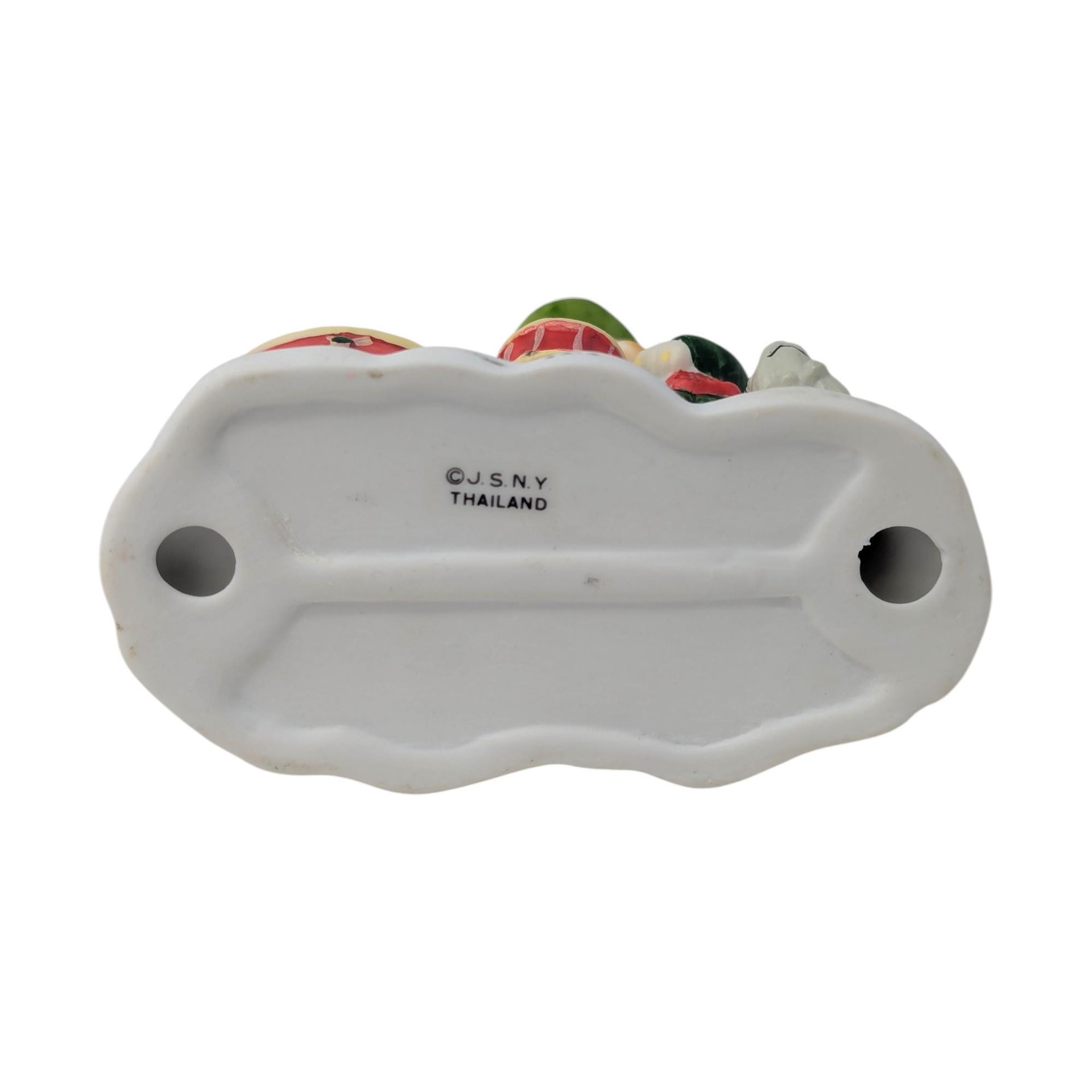 Vintage JSNY Ceramic Drummer Boy Votive Holder