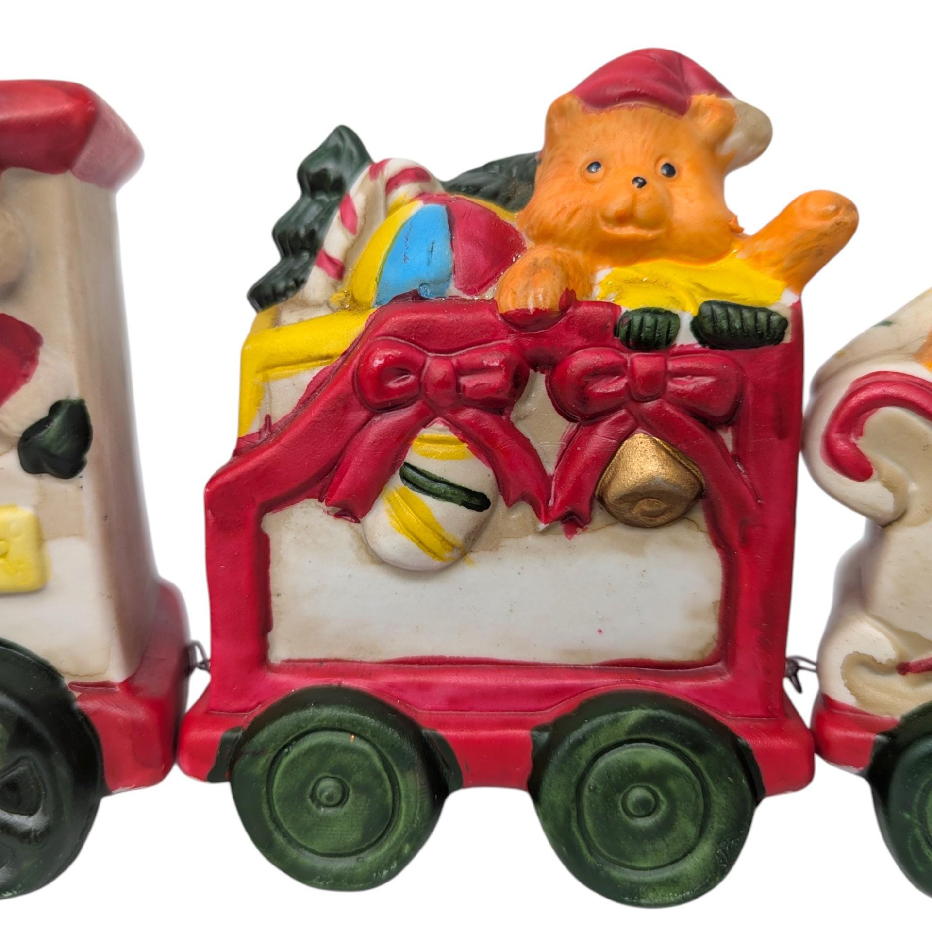 Vintage Christmas Express Ceramic Holiday Train Set