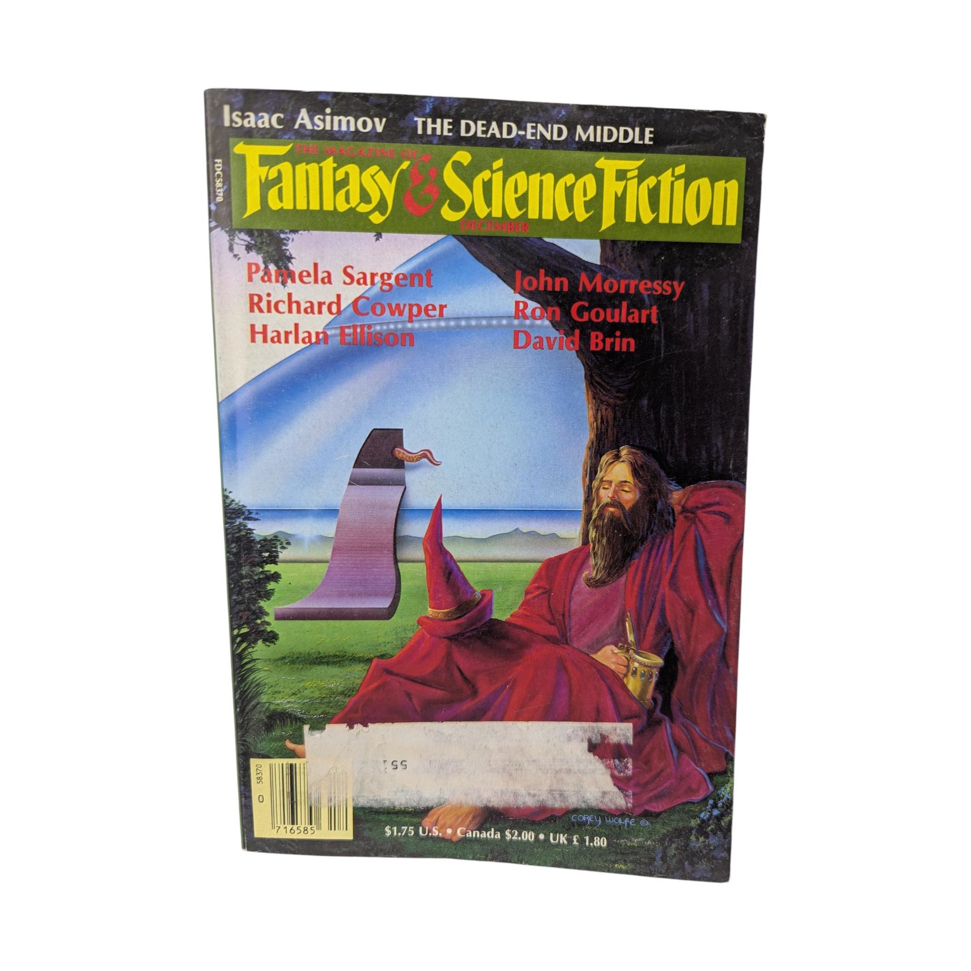 Set of 6 Vintage Fantasy and Science Fiction Magazines