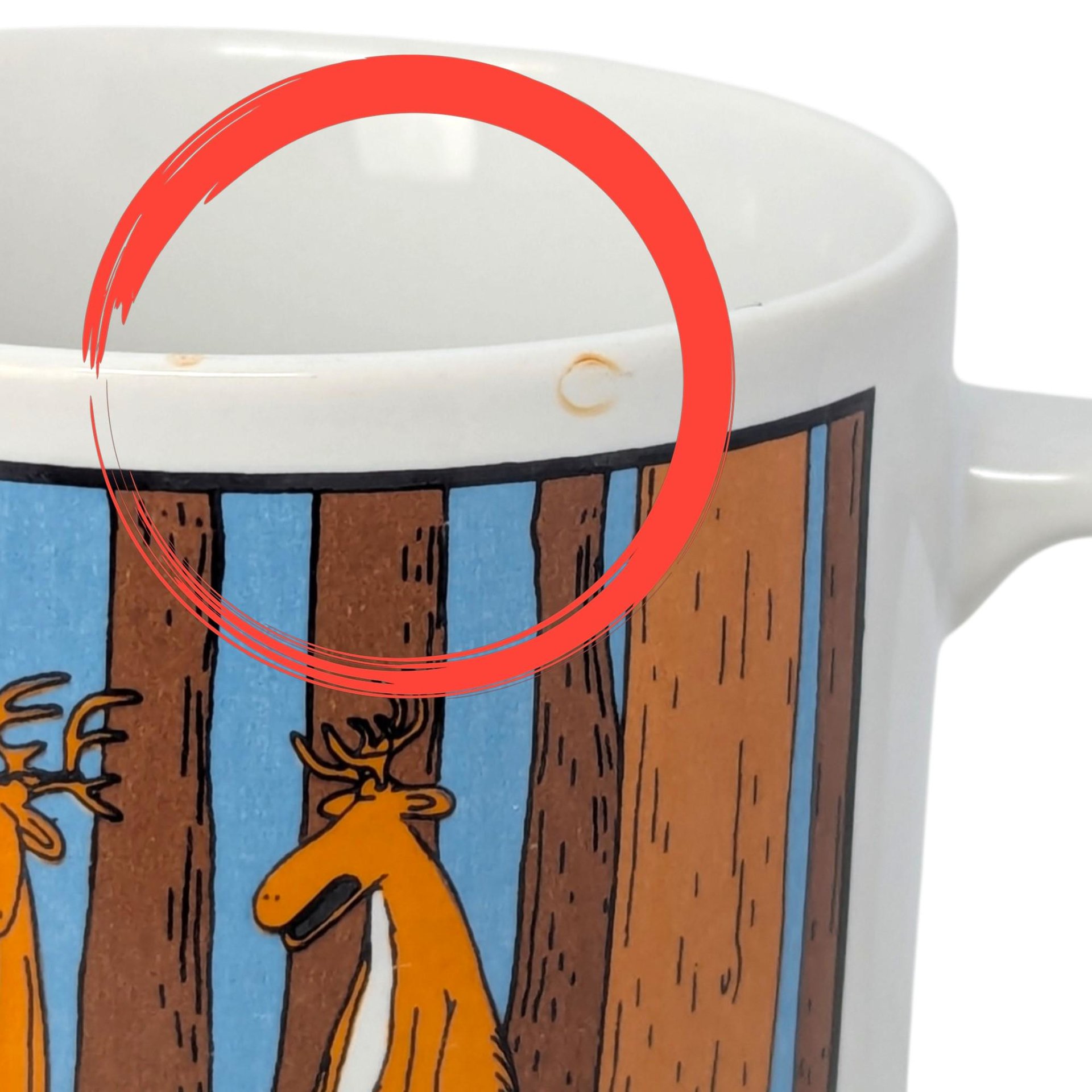 Vintage Far Side Hal Birthmark Coffee Mug