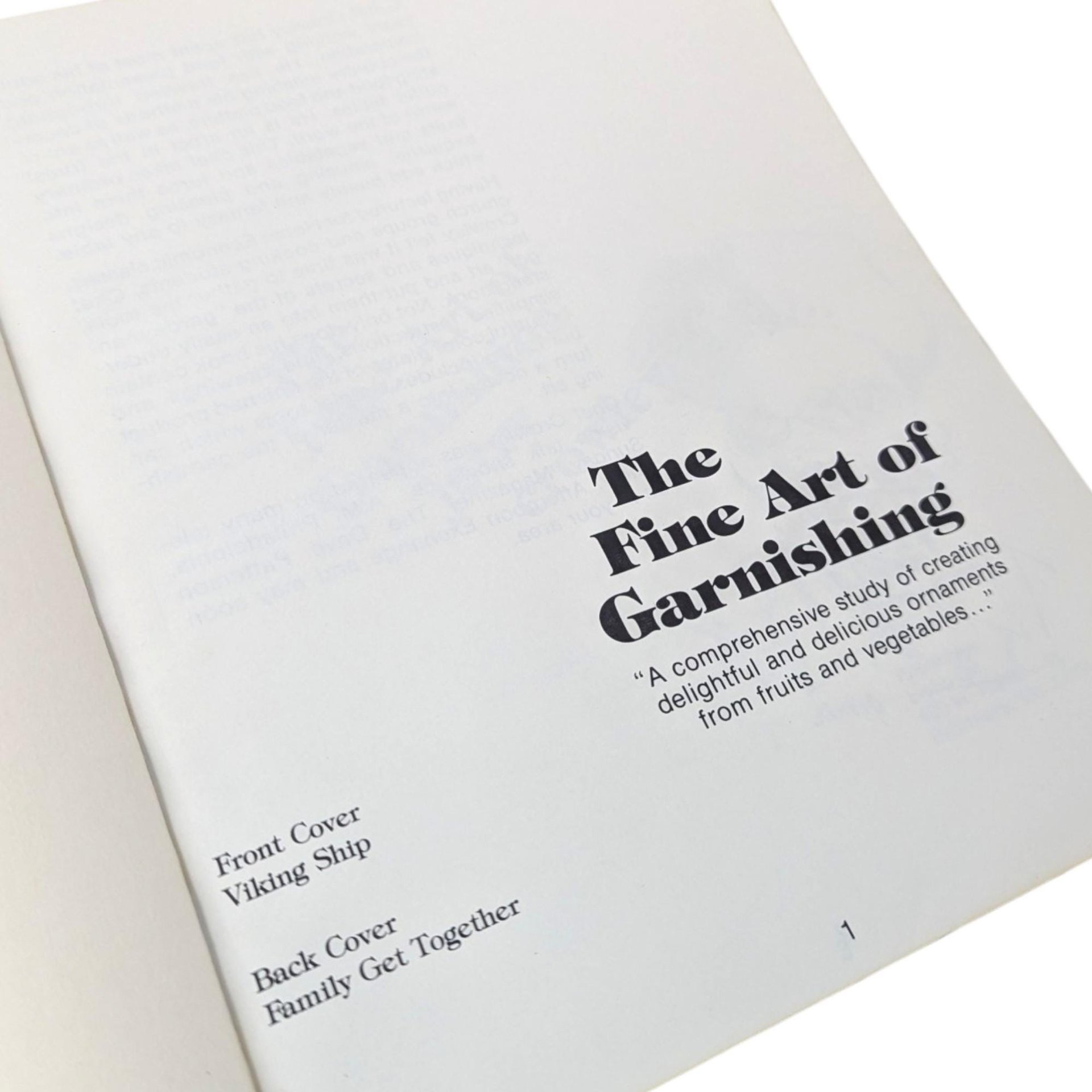 The Fine Art of Garnishing Jerry Crowley 1978