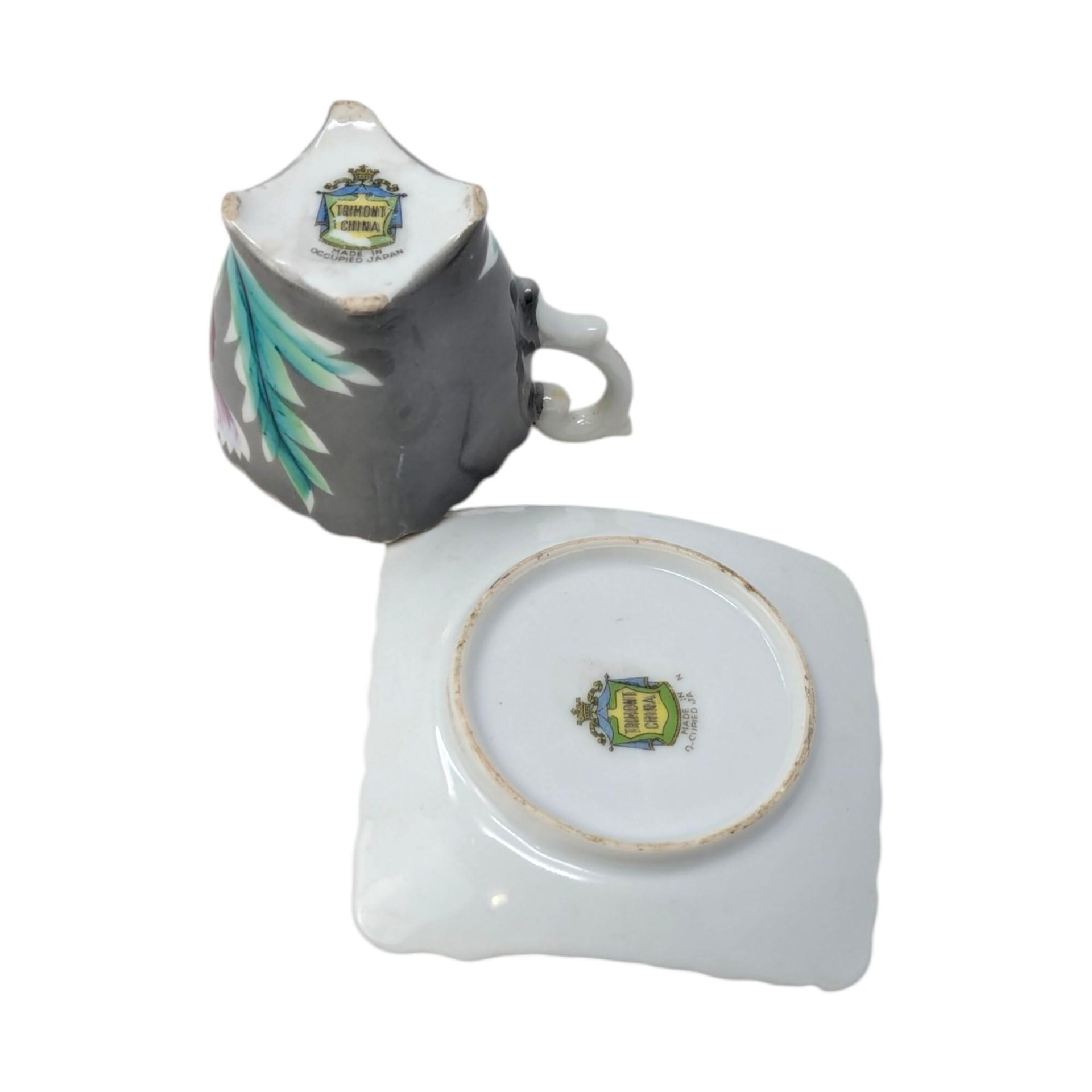 Trimont Occupied Japan Thistle Demitasse