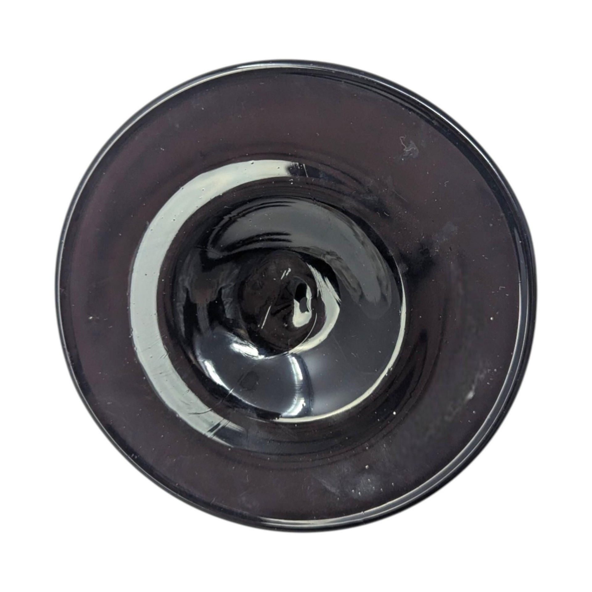 Vintage Black Amethyst Candle Set