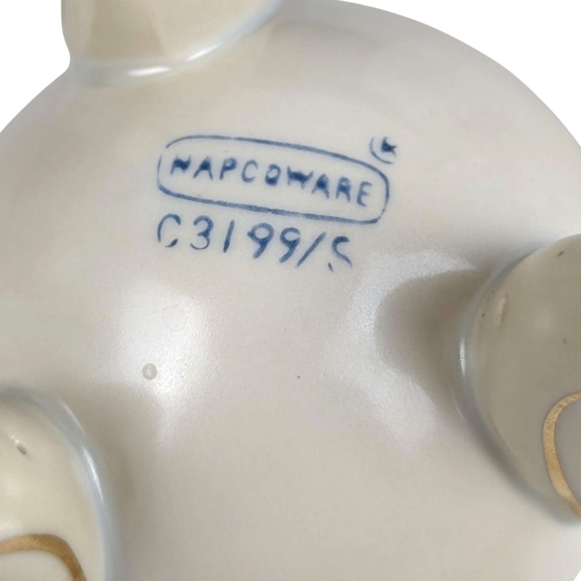 Vintage Napcoware Footed Egg Vase