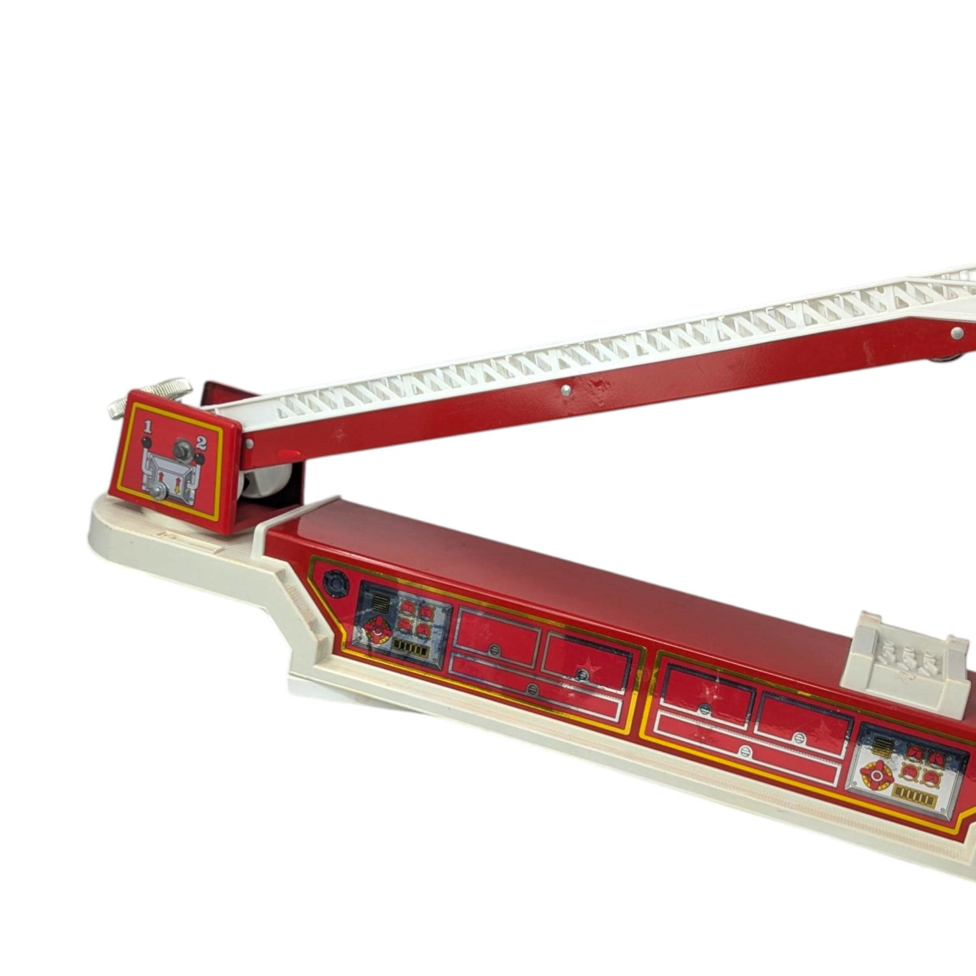 Vintage Tonka Red Hook and Ladder Fire Truck 2 Piece 33 Inch Working Ladder