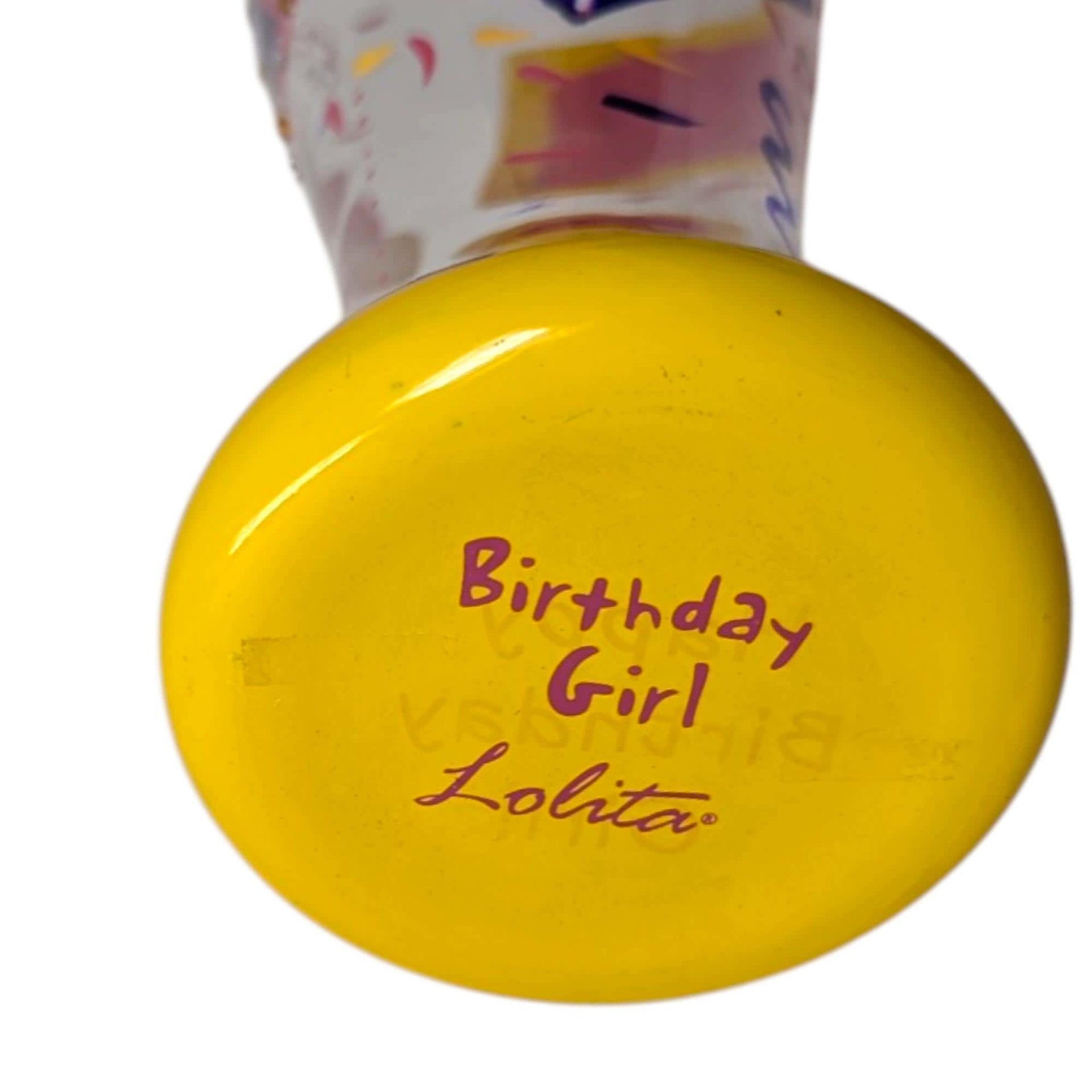 Vintage Lolita Birthday Girl Pilsner Glass