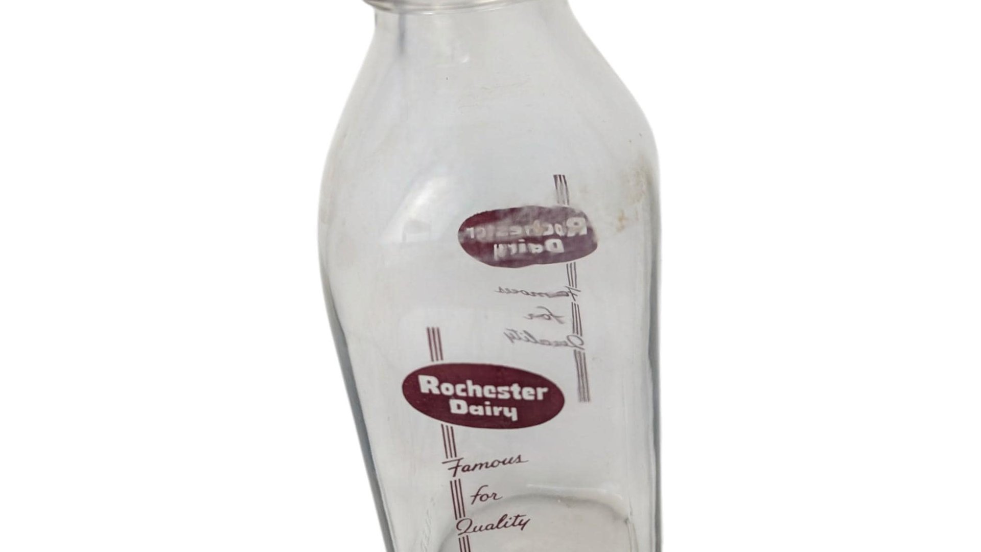1950s Rochester Dairy Milk Bottles – Rustic Kitchen Decor Set