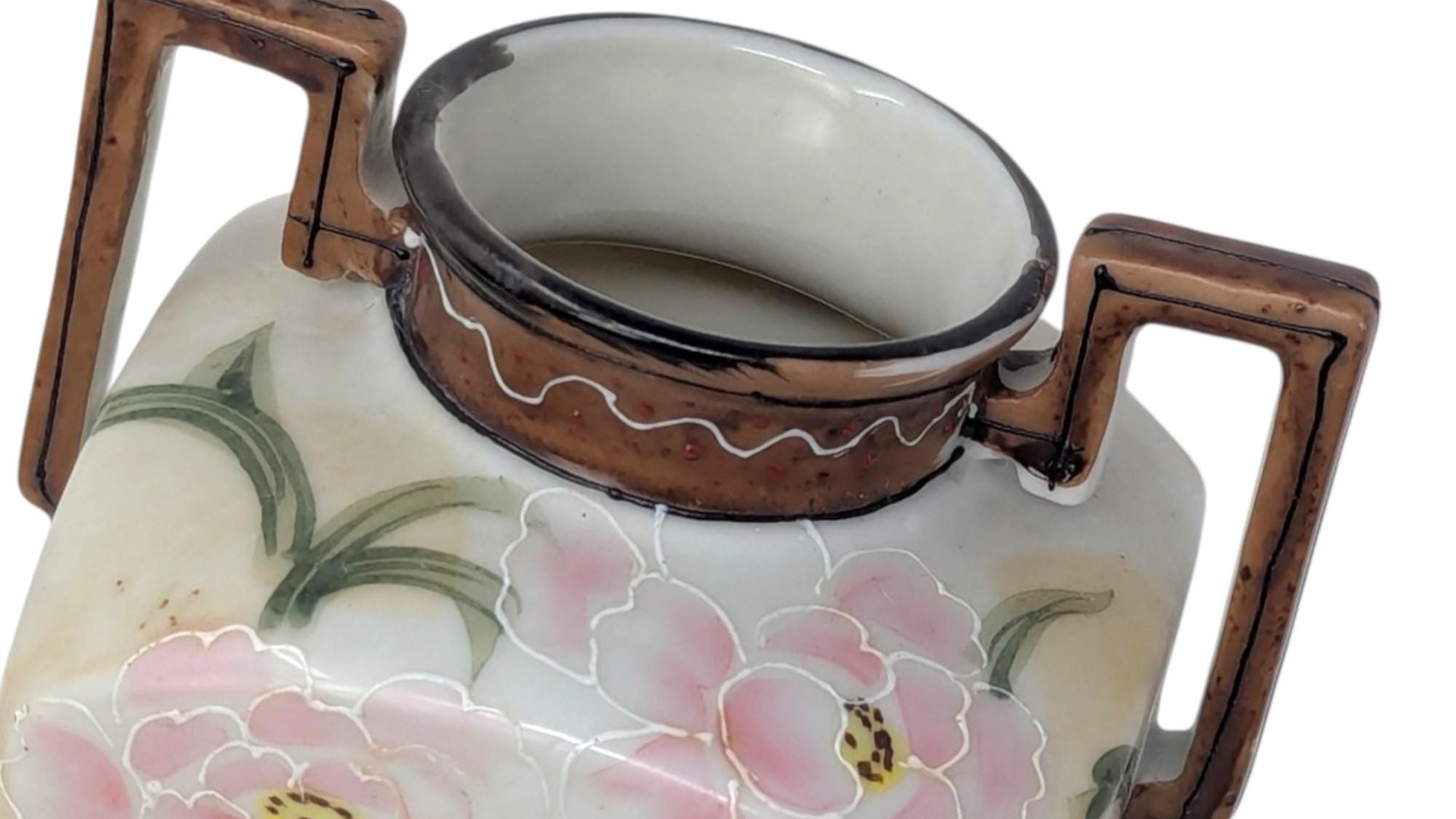 1910s Nippon Floral Vase – Art Nouveau Dining Decor