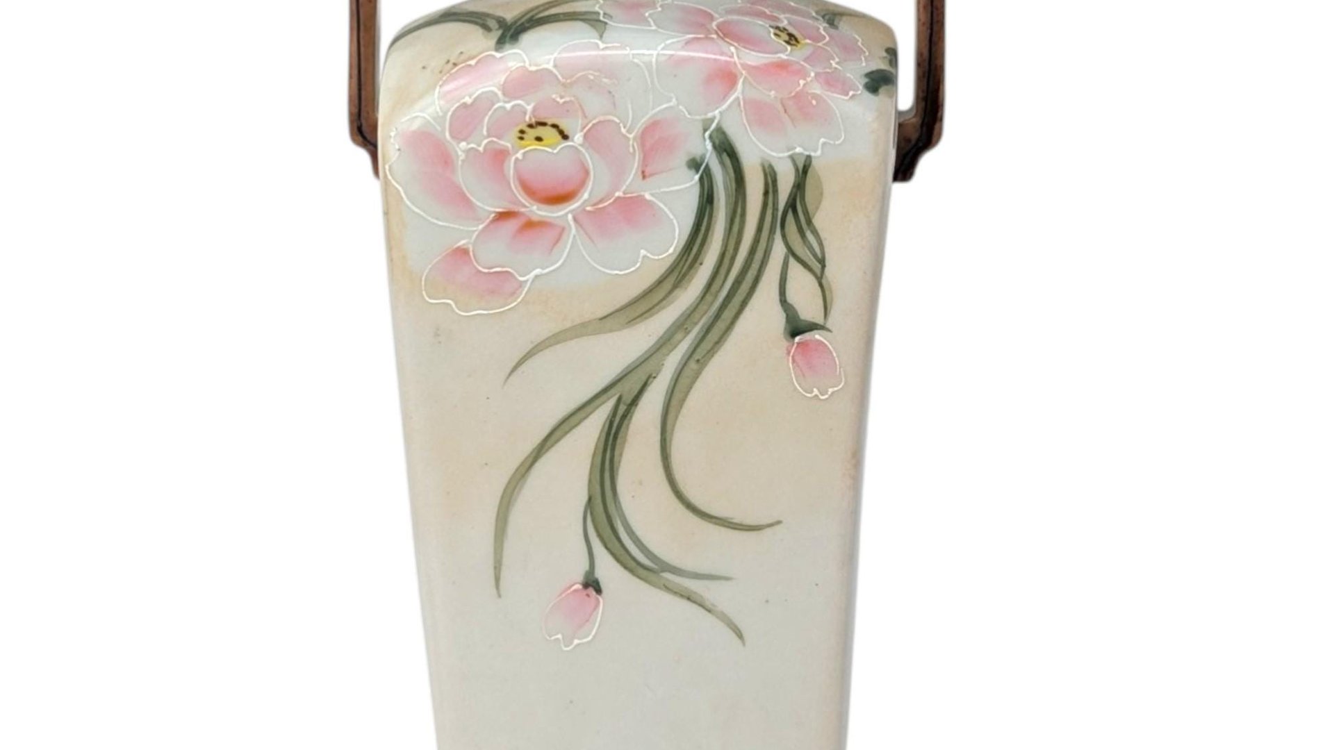 1910s Nippon Floral Vase – Art Nouveau Dining Decor