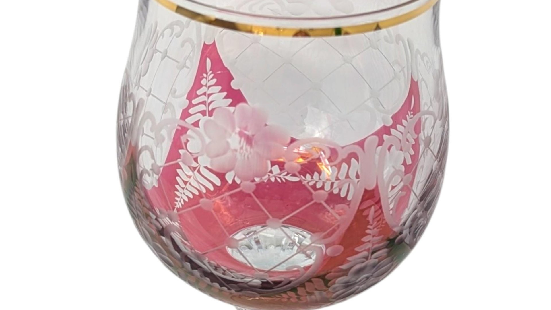 1960s Cranberry Red Wine Glasses – Timeless Dining Stemware