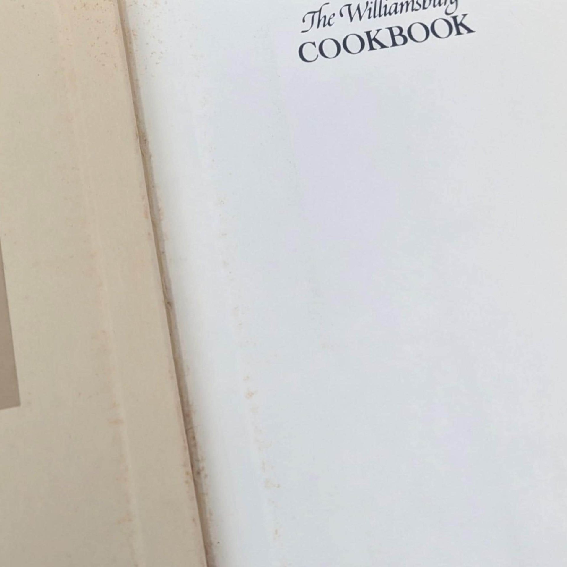 1971 The Williamsburg Cookbook
