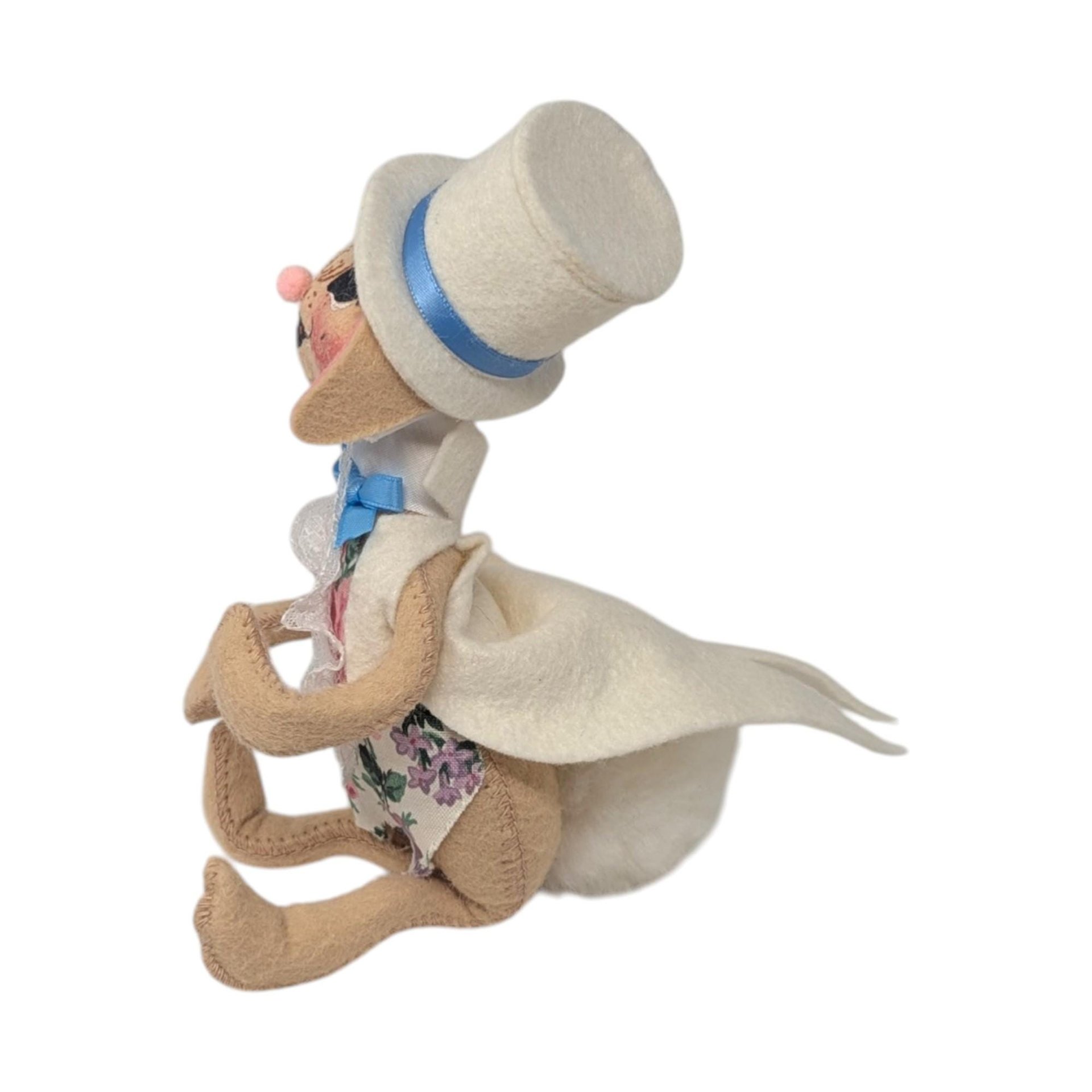 1993 Annalee Spring Floral Dandy Bunny