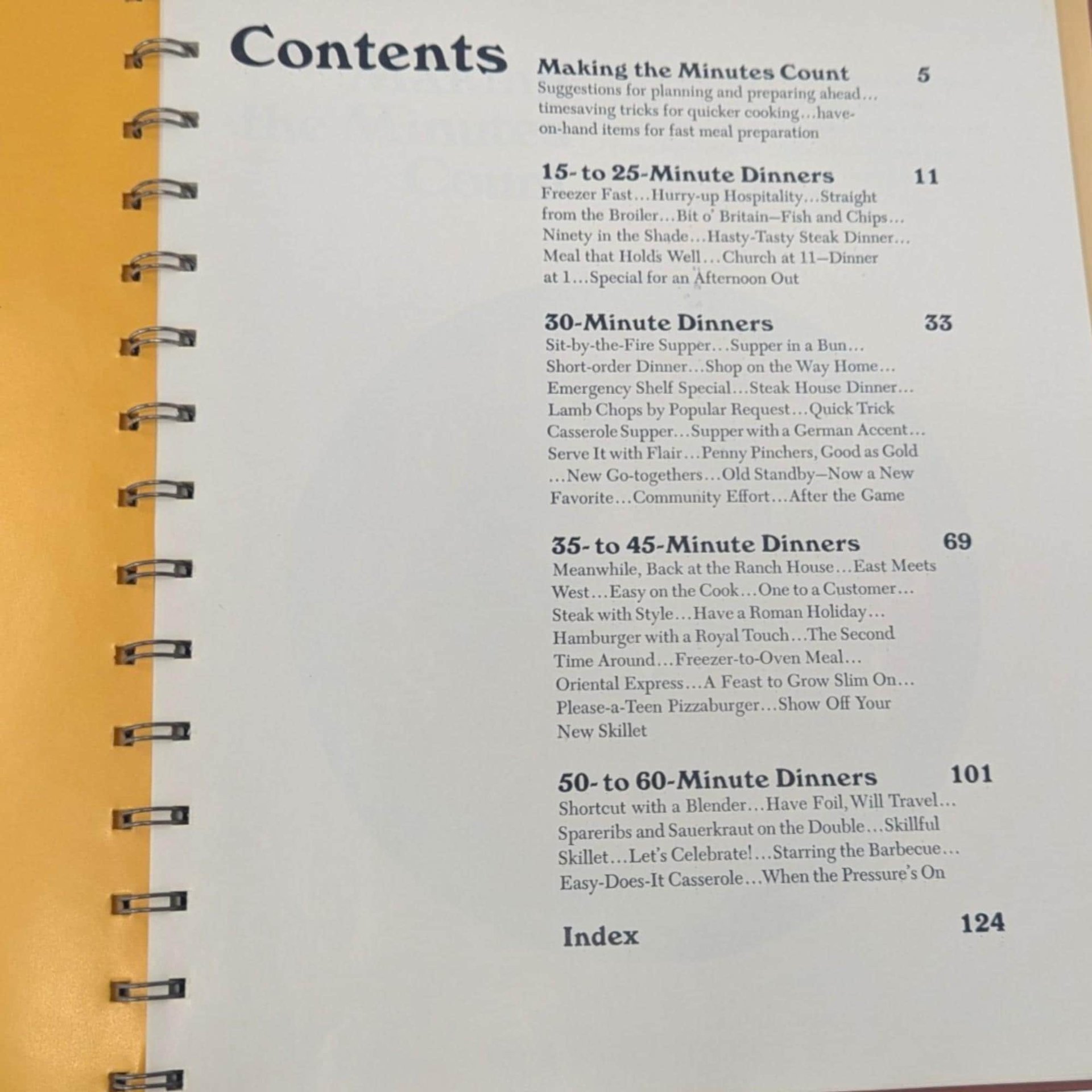 1970 Betty Crocker's Family Dinners in a Hurry