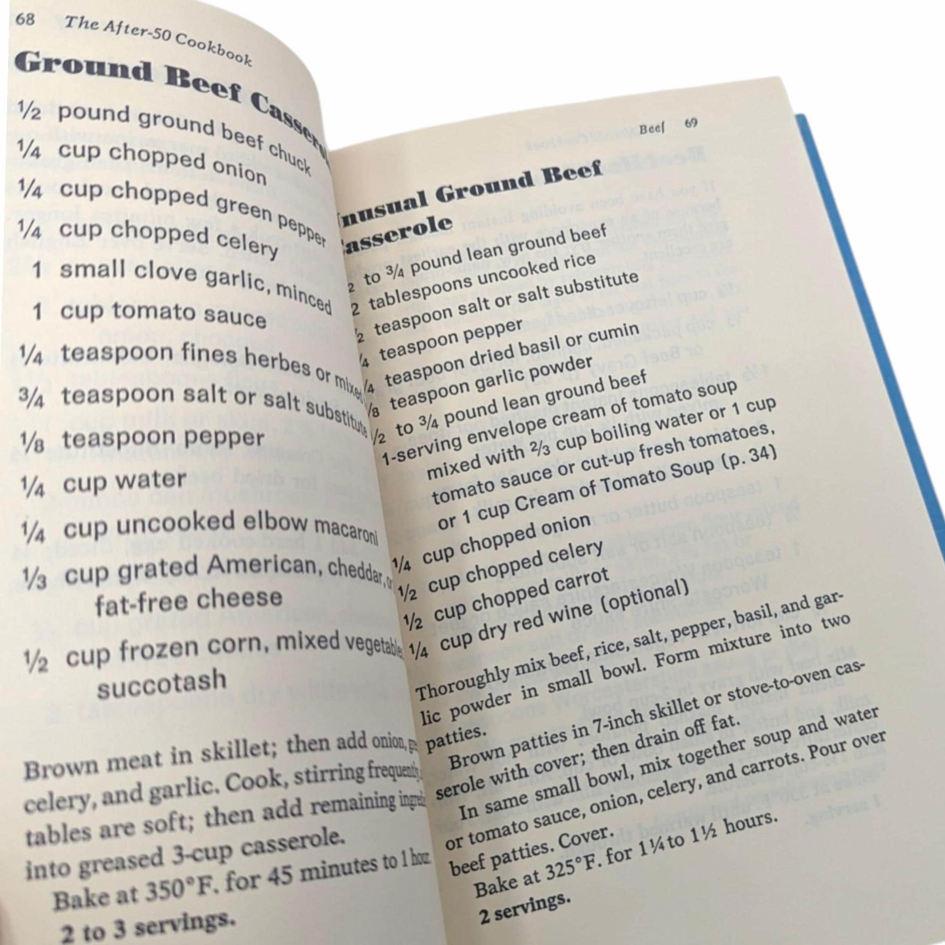 1974 The After 50 Cookbook