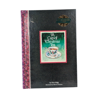 1982 Autographed A Cup of Christmas Tea Book, Tom Hegg, Warren Hanson Illustration, Signed Book, Holiday Story, Collectible Christmas Book