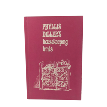 1966 Phyllis Diller Housekeeping Book, Vintage Humor Gift, Illustrated Cleaning Tips, Susan Perl Drawings, Novelty Housewife Guide