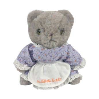 Vintage Beatrix Potter Mrs Tabitha Twitchit Plush, 8.5 Inch Eden Frederick Warne Collectible Stuffed Animal Cat