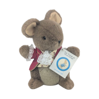 Vintage Beatrix Potter Tailor of Gloucester Plush, 9.5 Inch Eden Frederick Warne Collectible Stuffed Animal Mouse with Tag
