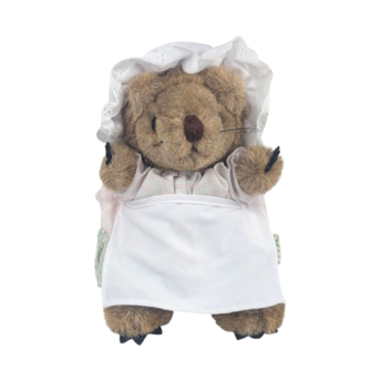 Vintage Beatrix Potter Mrs Tiggy Winkle Plush, 9 Inch Eden Frederick Warne Collectible Hedgehog Stuffed Animal