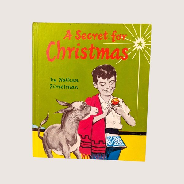 1964 A Secret for Christmas Nathan Zimelman Hardcover Book