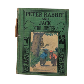 1935 Peter Rabbit Jack the Jumper, Linda Stevens Almond, Illustrated Vintage, Childrens Book, Hardcover