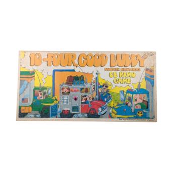 Vintage 1976 10-Four Good Buddy Game, Parker Brothers, Complete, CB Radio Board Game, 70s Family Fun