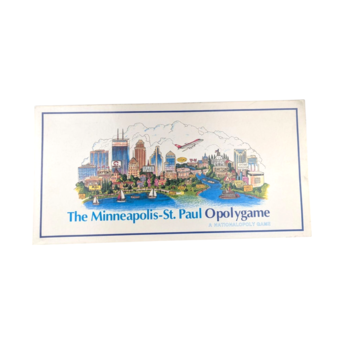 1990 Mpls St Paul Opoly Game, Vintage Twin Cities Edition, Nationalopoly Board Game
