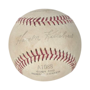 Harmon Killebrew Signed 1970s Minnesota Twins Baseball, MLB Memorabilia, Collector, Gift for Dad, Man Cave Display Piece