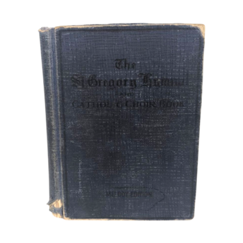 Antique 1920 St Gregory Hymnal Catholic Choir Book, Melody Edition, Vintage Church Music, Liturgical Songbook