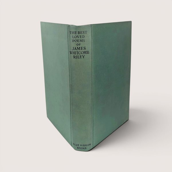 Title page of The Best Loved Poems of James Whitcomb Riley featuring illustrations by Ethel Franklin Betts.