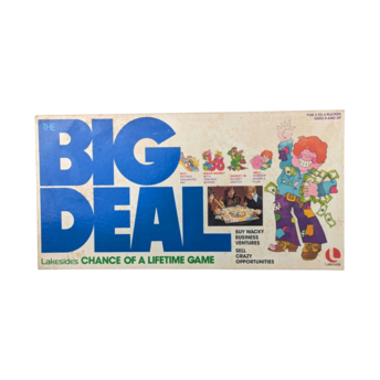 Vintage 1977 The Big Deal Board Game by Lakeside, 70s Family Game Night, Wacky Business Ventures Collectible, Chance of a Lifetime Game