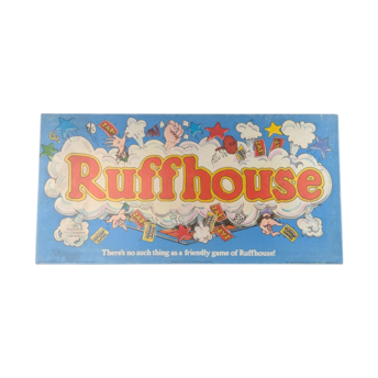 Vintage Ruffhouse Board Game by Parker Brothers 1980, Complete with Instructions, Classic 80s Family Game Night Comic Style Game