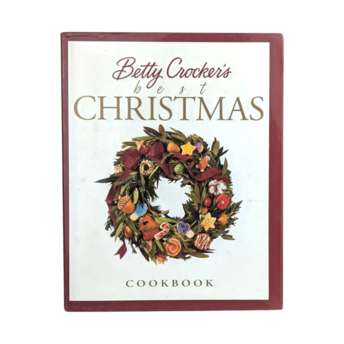 Vintage 1999 Betty Crocker's Best Christmas Cookbook, Hardcover Holiday Baking & Cookie Recipes, Festive Entertaining