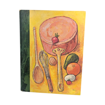Vintage 1960 The Sunset Cook Book, Mid Century Illustrated Hardcover, California Cooking Recipes, MCM Kitchen Decor, Collector Cookbook Gift